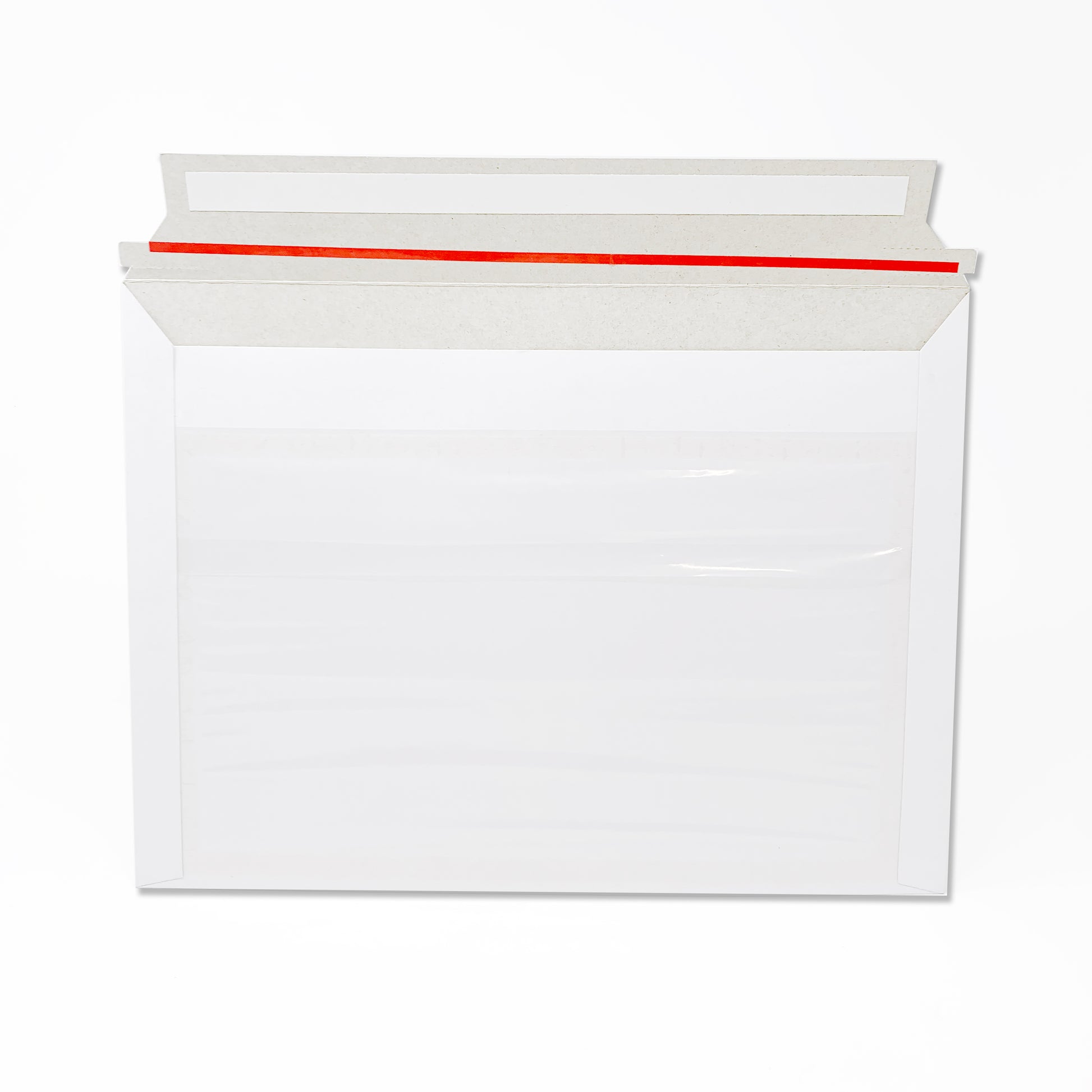 One Piece Postage & Mailing Box 8349 with Divider Insert - Kraft White  (White Inside) (MTO)