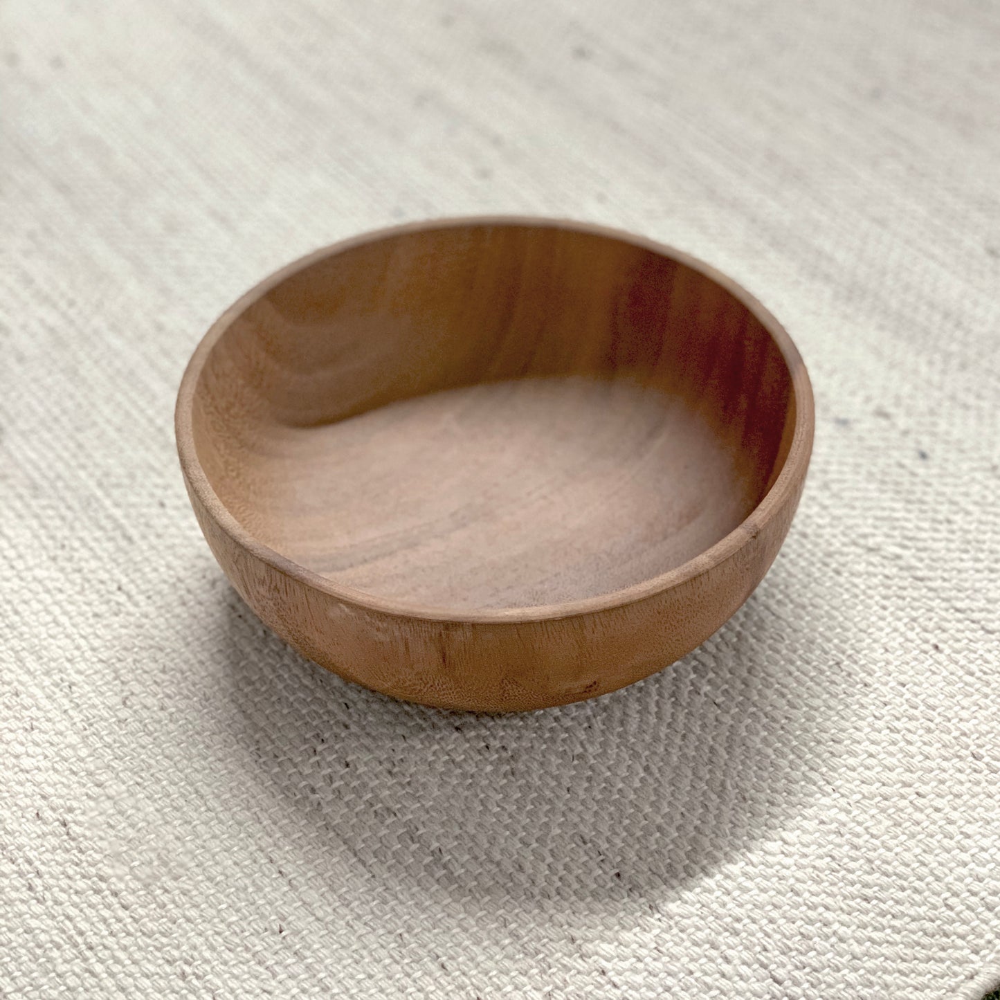 Handmade Natural Acacia Wood Salad and Fruit Wooden Bowl (8.5x8.5x3)