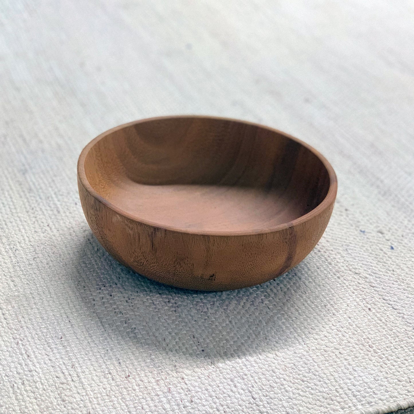 Handmade Natural Acacia Wood Salad and Fruit Wooden Bowl (8.5x8.5x3)